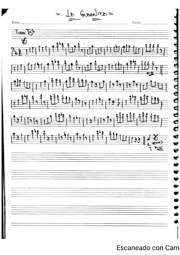 La imagen puede contener una previsualizacion de una partitura